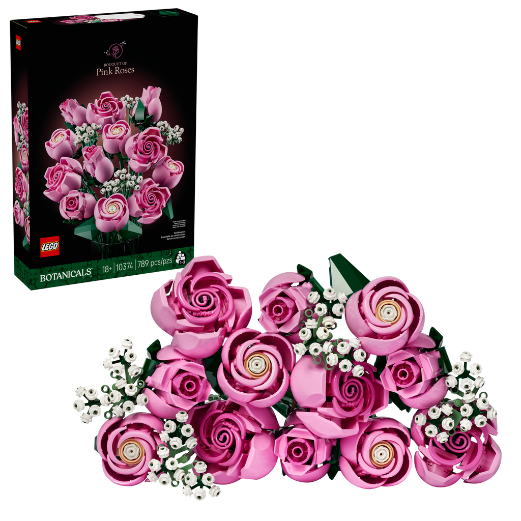 10374 Bouquet of Pink Roses – Bricks & Minifigs Metairie