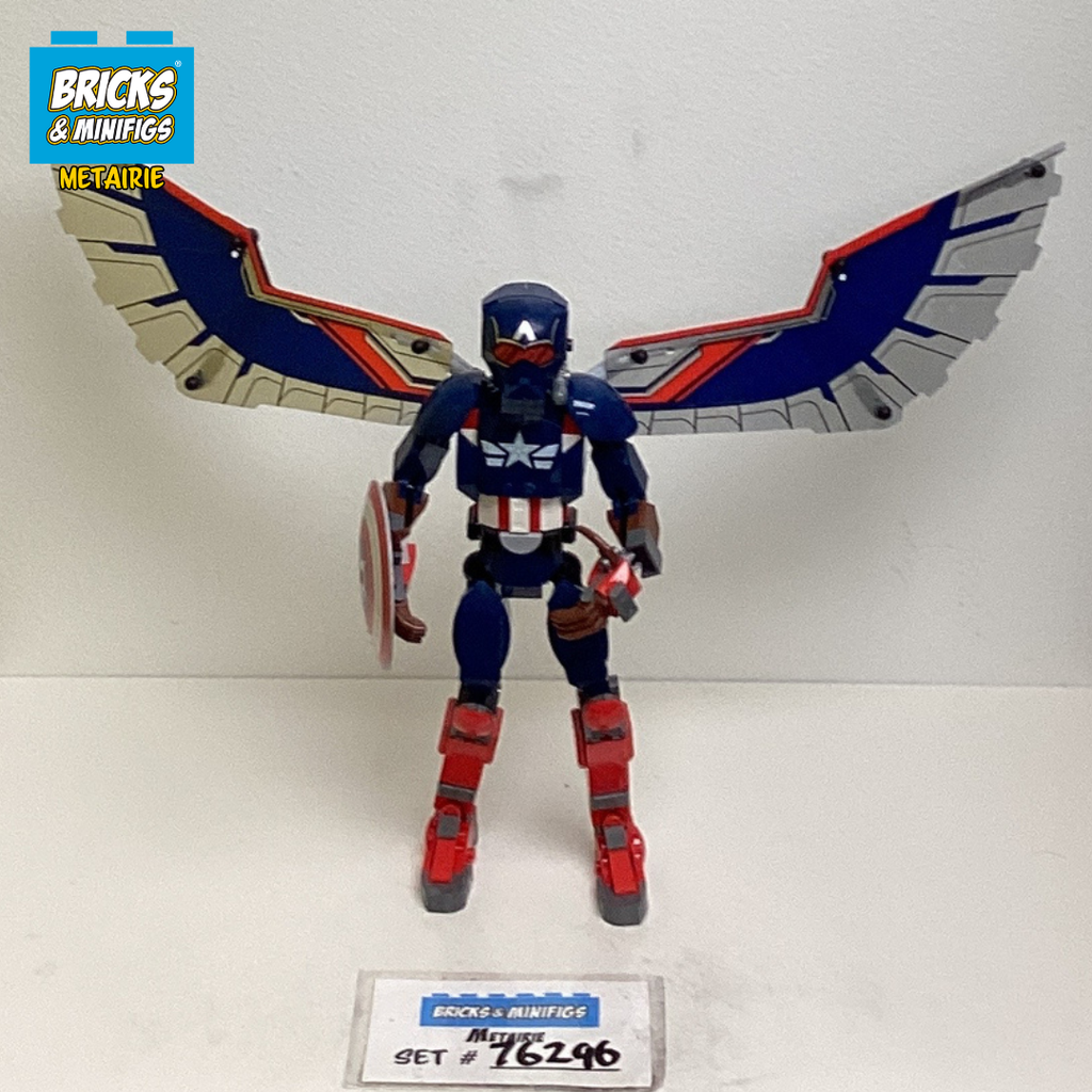 76296 New Captain America Construction Figure (U) – Bricks & Minifigs ...