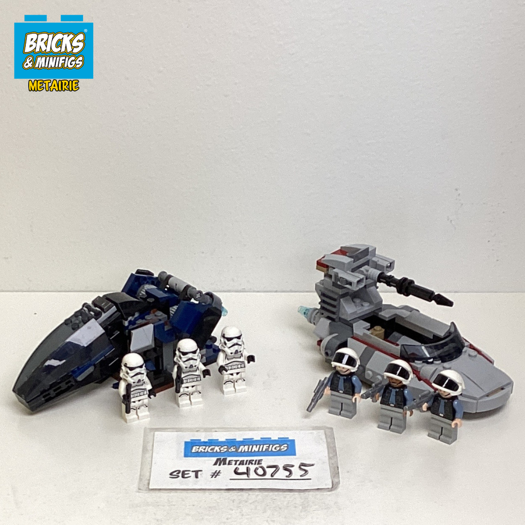 40755 Imperial Dropship vs. Rebel Scout Speeder (U1)