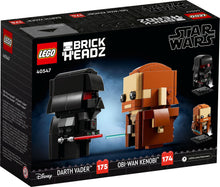 40547 LEGO Obi-Wan Kenobi & Darth Vader BrickHeadz