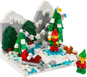 40564 Winter Elves Scene