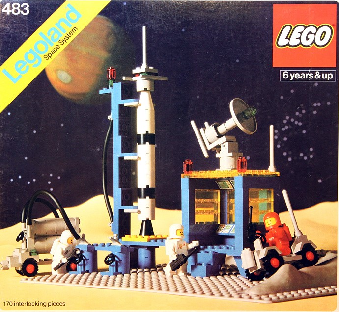 483 LEGO Alpha-1 Rocket Base CERTIFIED PRE-OWNED