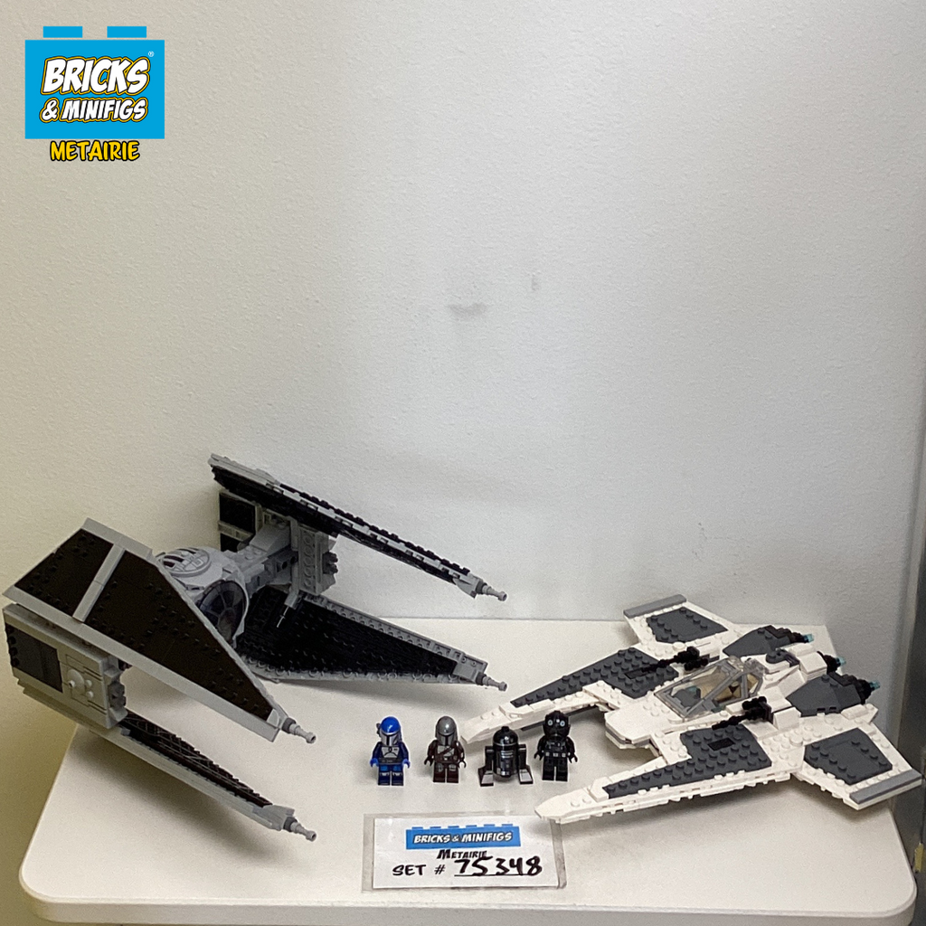 75348 Mandalorian Fang Fighter vs TIE Interceptor (U) – Bricks ...