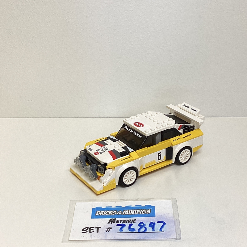 76897 1985 Audi Sport quattro S1 (U2) – Bricks & Minifigs Metairie