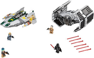 75150 LEGO Vader's TIE Advanced vs. A-Wing Starfighter