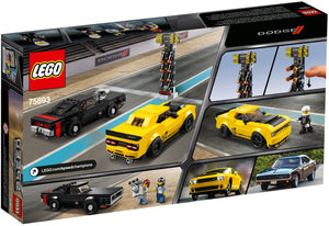 75893 LEGO 2018 Dodge Challenger SRT Demon and 1970 Dodge Charger R/T OPEN BOX NEW