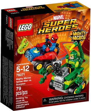 76071 Mighty Micros: Spider-Man vs. Scorpion PRE-OWNED CERTIFIED