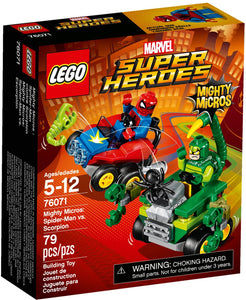 76071 Mighty Micros: Spider-Man vs. Scorpion PRE-OWNED CERTIFIED