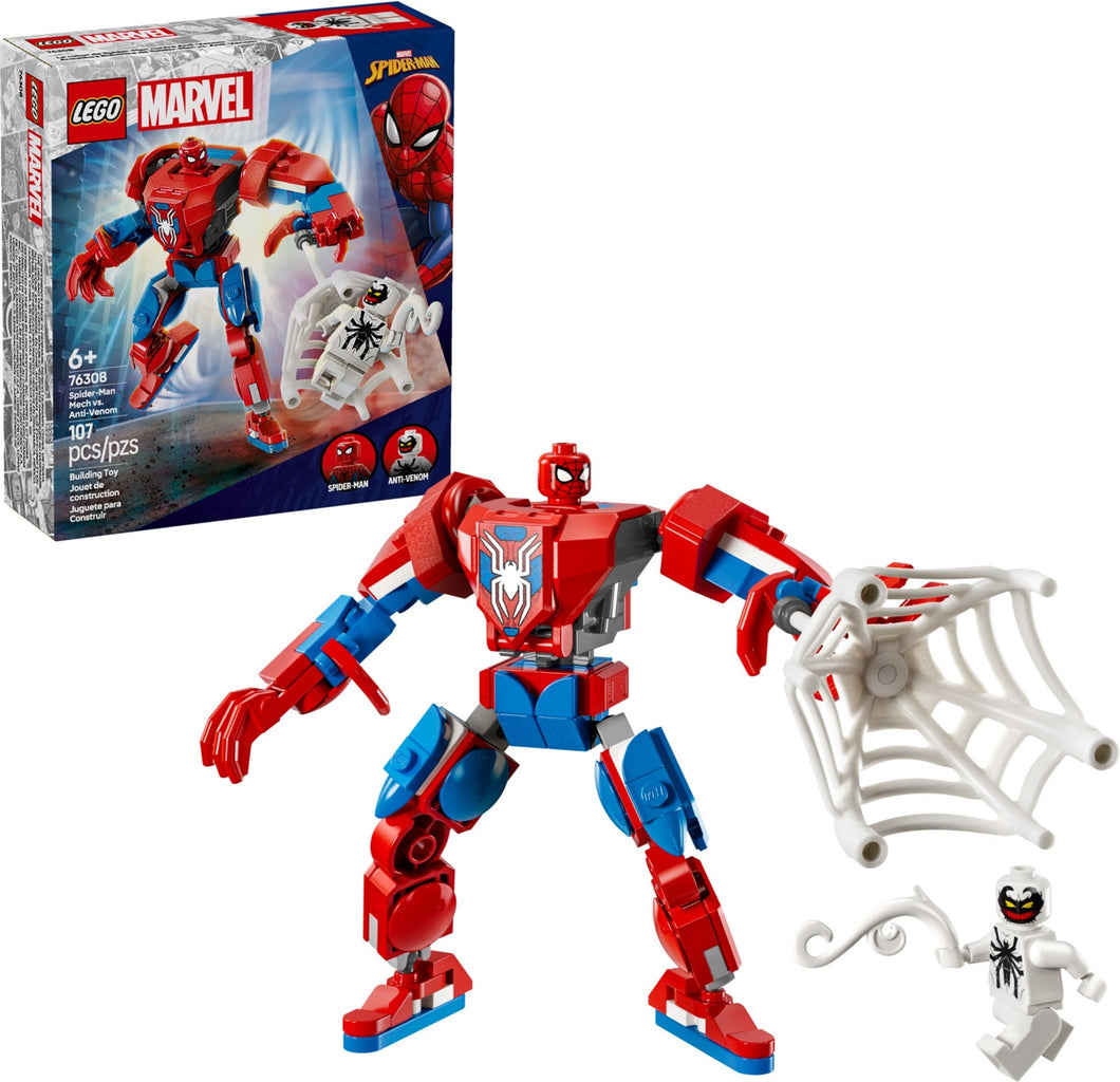 76308 Spider-Man Mech vs. Anti-Venom OPEN BOX NEW