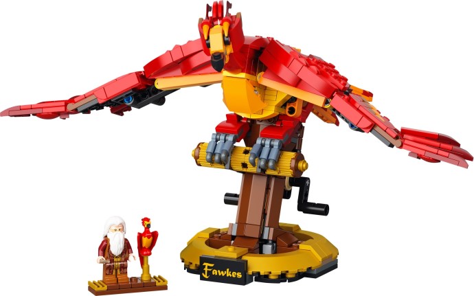 76394 Fawkes, Dumbledore’s Phoenix – Bricks & Minifigs Metairie