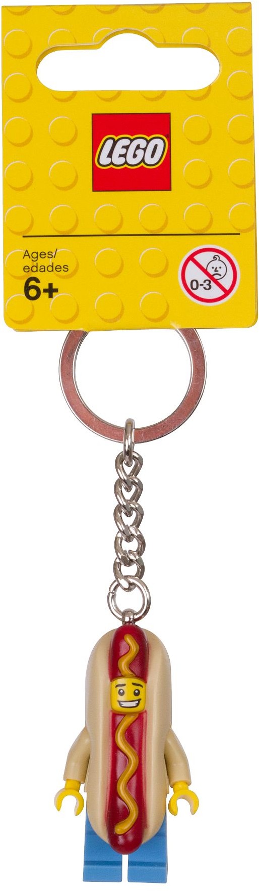 853571 LEGO Hot Dog Guy Key Chain