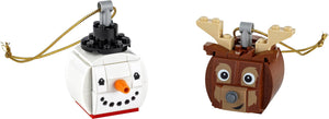 854050 Snowman and Reindeer Ornament