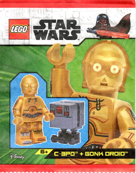 912310 C-3PO and Gonk Droid (Paper Bag)