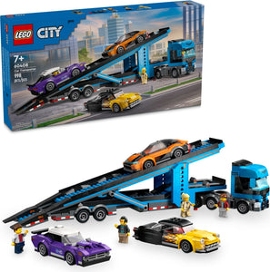60408 LEGO Car Transporter Truck with Sports Cars