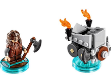 71220 Fun Pack - The Lord of the Rings (Gimli and Axe Chariot) PRE-OWNED CERTIFIED