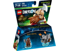 71220 Fun Pack - The Lord of the Rings (Gimli and Axe Chariot) PRE-OWNED CERTIFIED