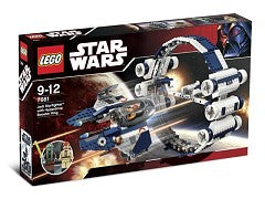 7661 LEGO Jedi Starfighter with Hyperdrive Booster Ring PRE-OWNED CERTIFIED